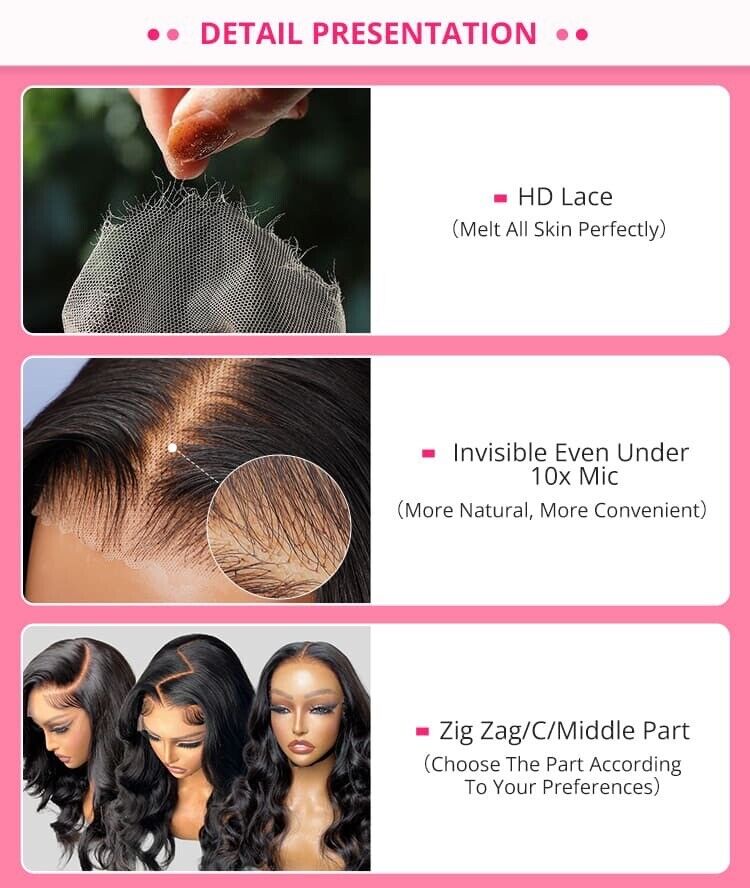 Human Hair Wigs Wig Glueless Wear And Go Women Lace Front Curly Long