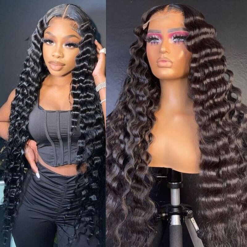 Human Hair Wigs Lace Front Wigs 30inch 36inch Deal Extra Long Women Wigs Wavy