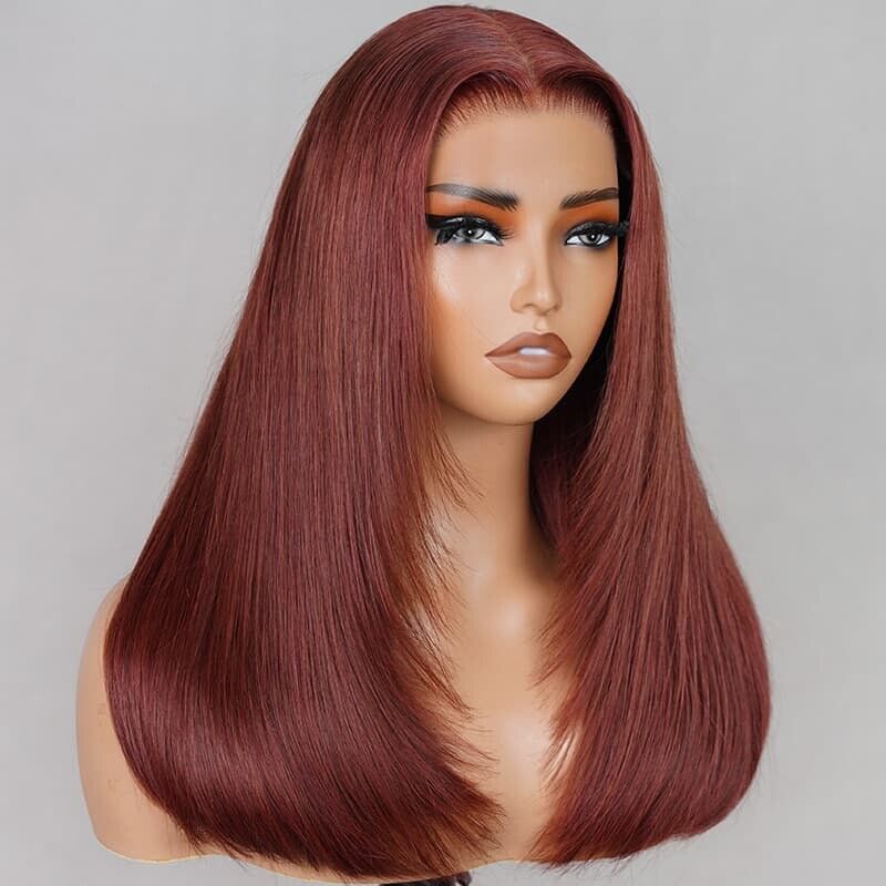 Chic Luxe Hair Glueless Pre-Cut Lace Straight Wear Go Layered Wig | 100% Human Hair