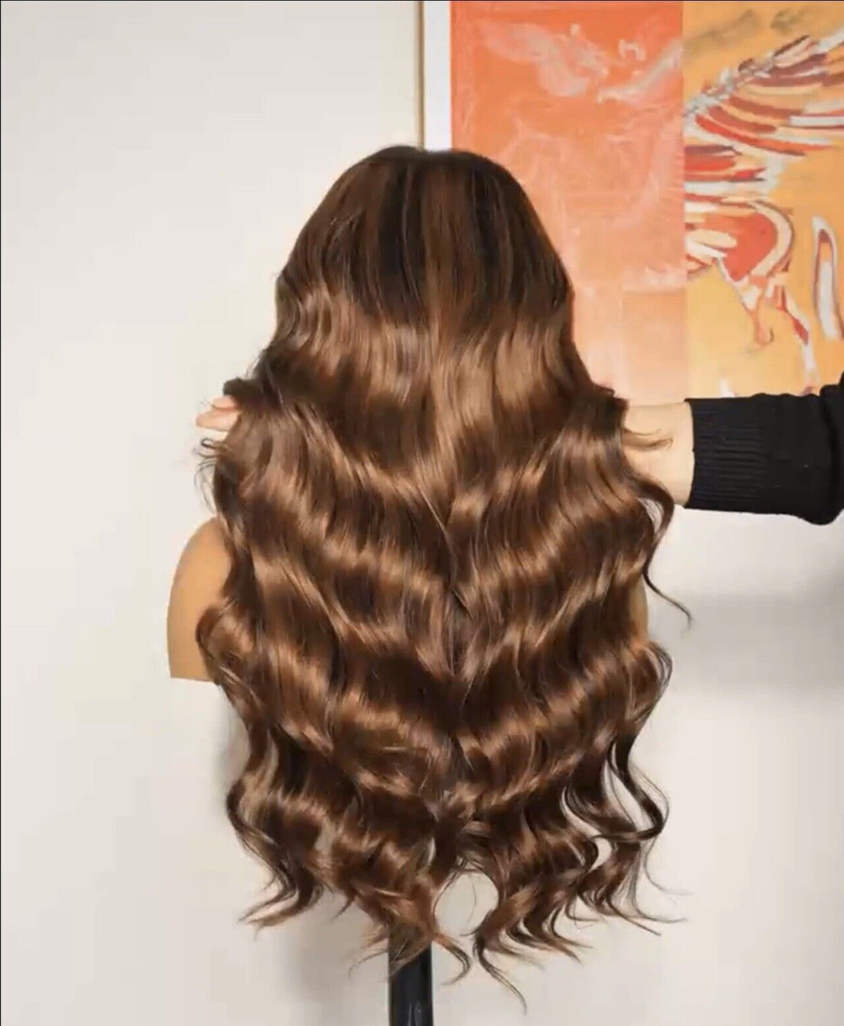 Chic Luxe Hair Caramel Balayage Wig | Wavy | 100% Vietnamese Hair | 13x4 Lace