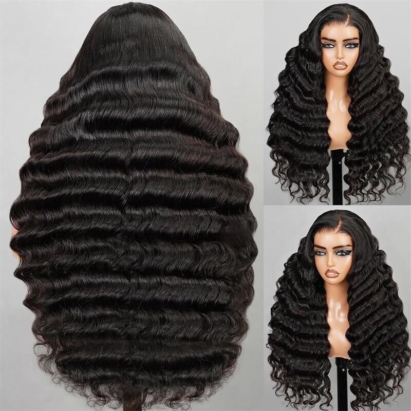 Human Hair Wigs Lace Front Wigs 30inch 36inch Deal Extra Long Women Wigs Wavy