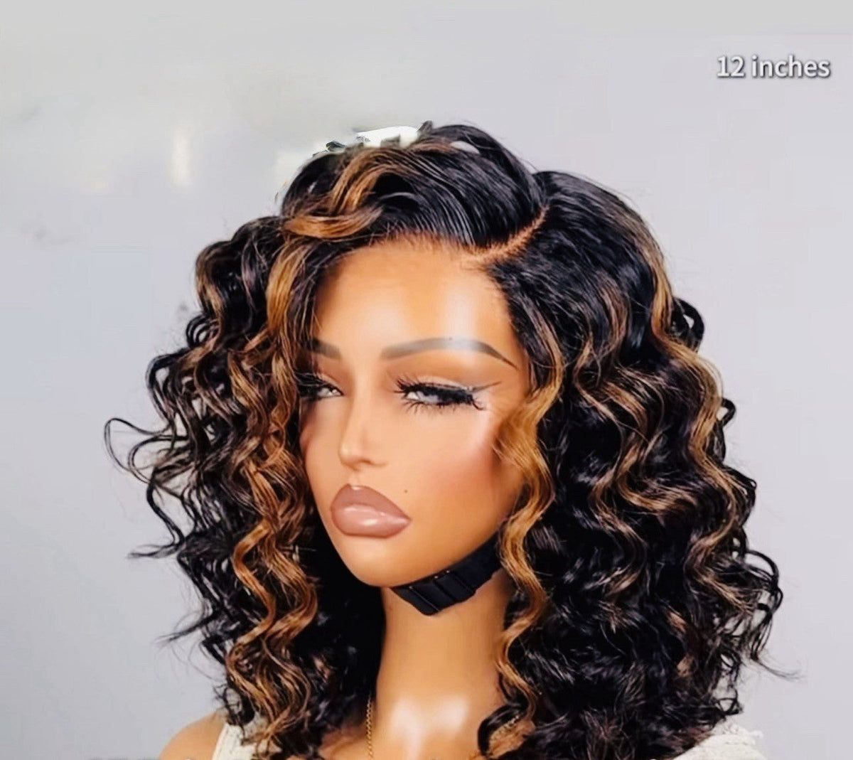 Chic Luxe Hair Bouncy Curly Bob Wig | HD Lace Front | Pre-Styled | 100% Human Hair
