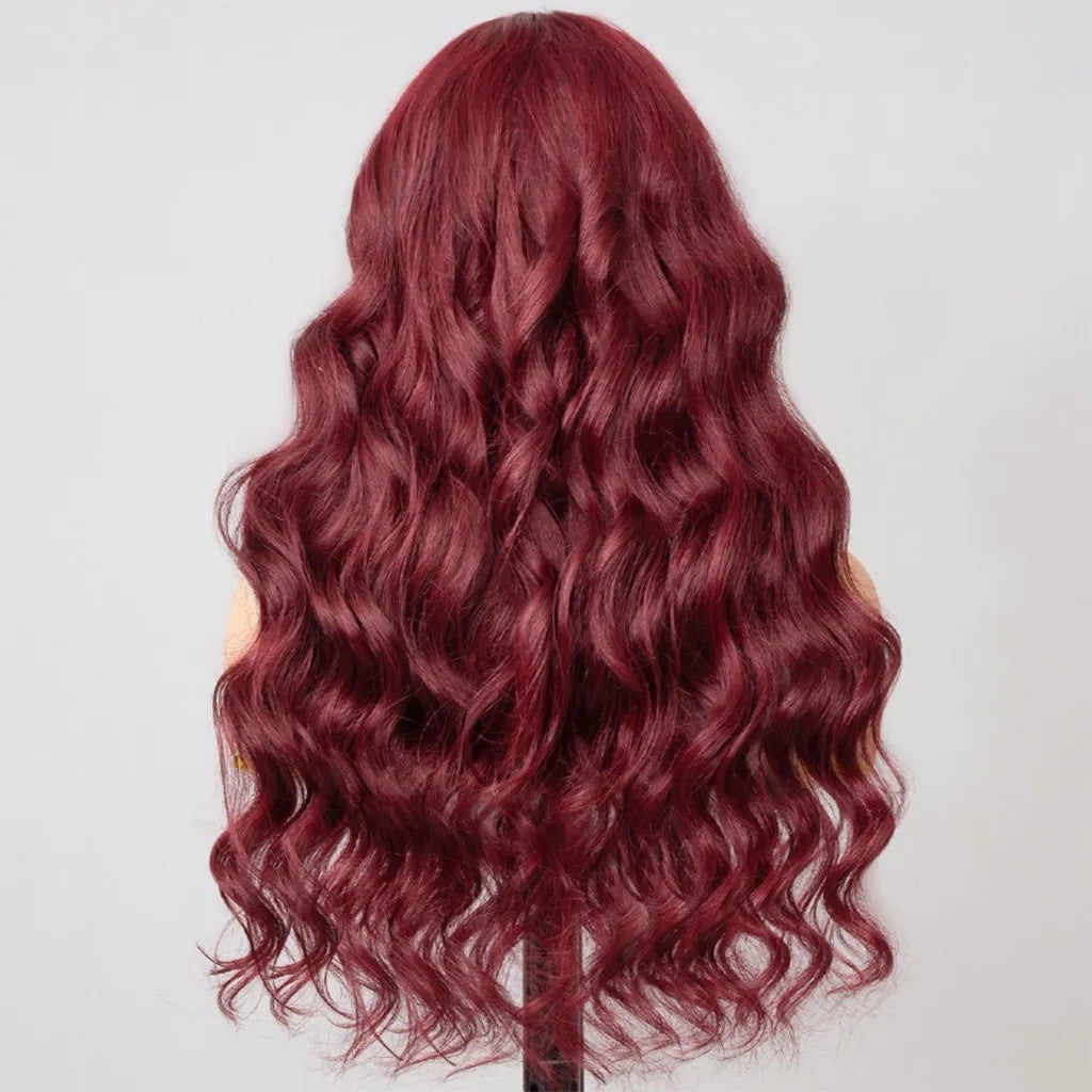 Chic Luxe Hair 99J Color Burgundy Body Wave Lace Front Glueless Wig | 100% Human Hair | 250% Density