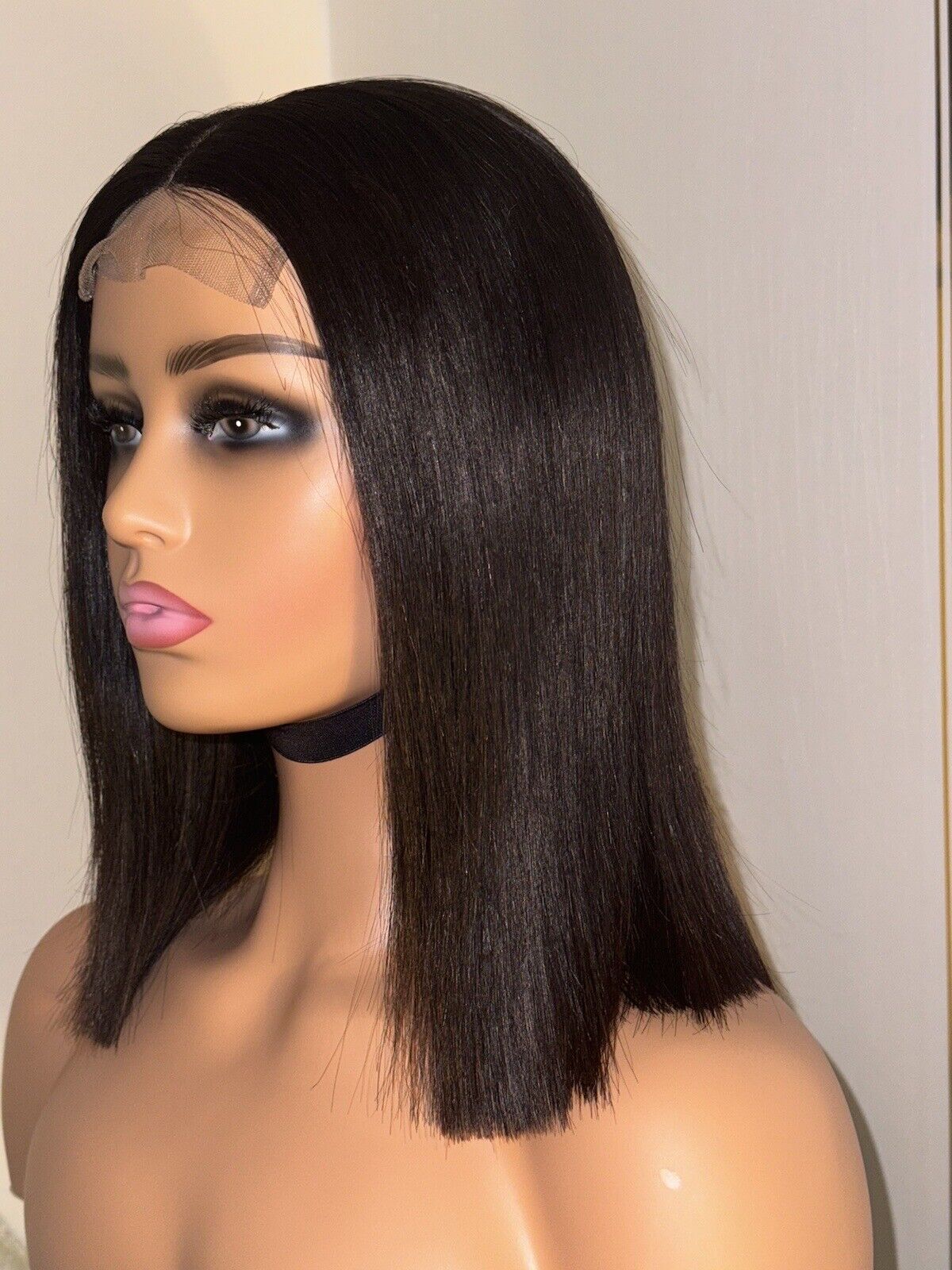 Chic Luxe Hair Glueless Lace Front Straight Short Bob Wig | Natural | 100% Human Hair