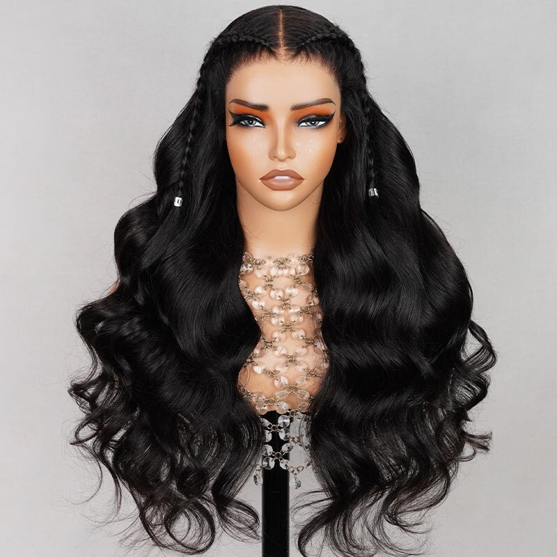 Chic Luxe Hair Glueless Pre-Styled Wear Go Lace Front Wavy Wig | 100% Human Hair