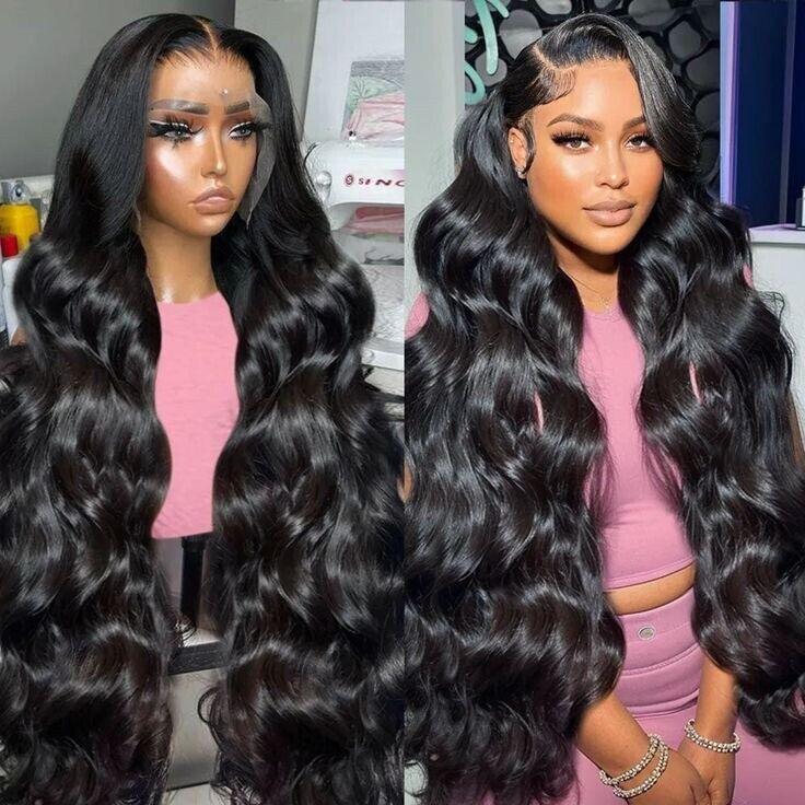 Chic Luxe Hair Full Lace Front Wavy Long Wig | Crystal/Invisible Lace | 100% Human Hair