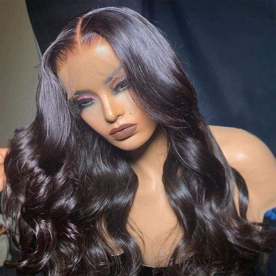 Chic Luxe Hair Full Lace Front Wavy Long Wig | Crystal/Invisible Lace | 100% Human Hair