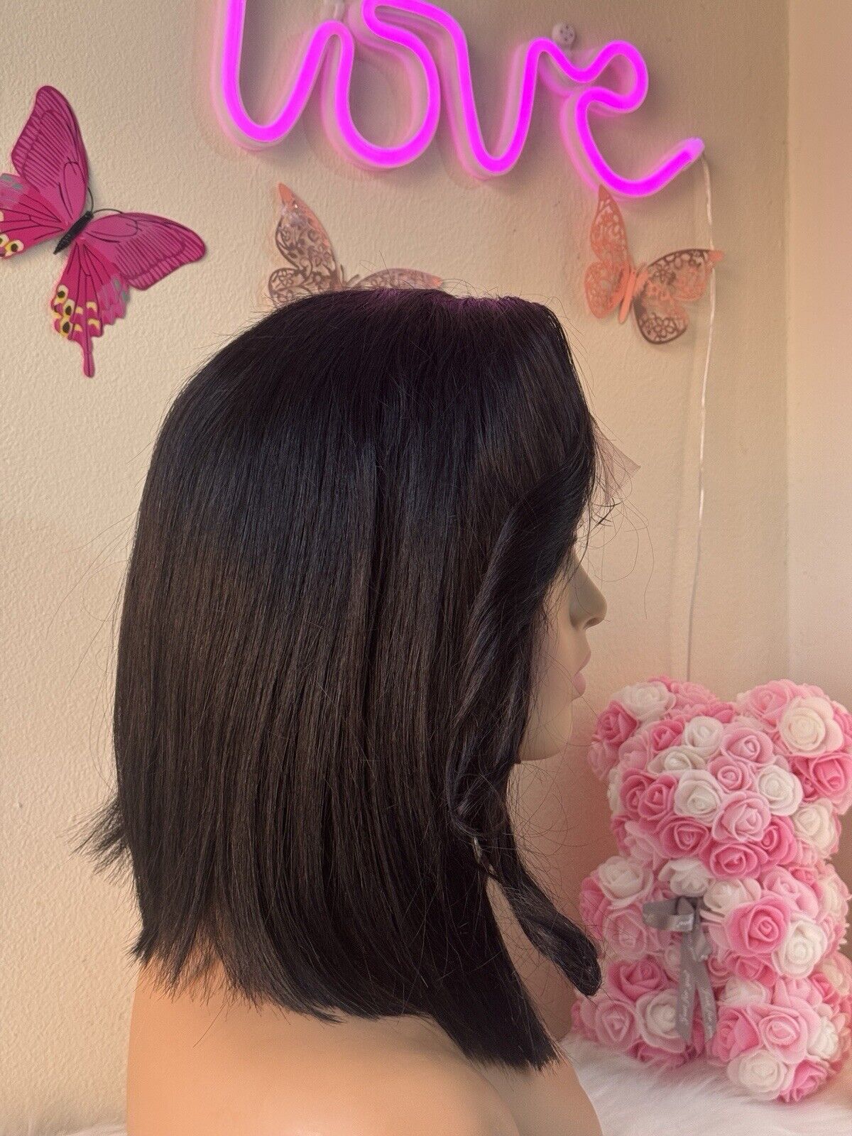 Chic Luxe Hair Ready To Wear Pre-Styled Glueless Lace Front Side Bang Bob Wig | 100% Human Hair