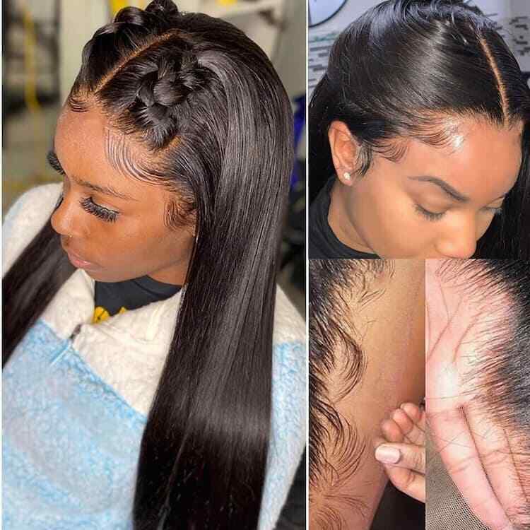 Chic Luxe Hair Glueless Undetectable Full Lace Front Straight Long Wig | 100% Human Hair