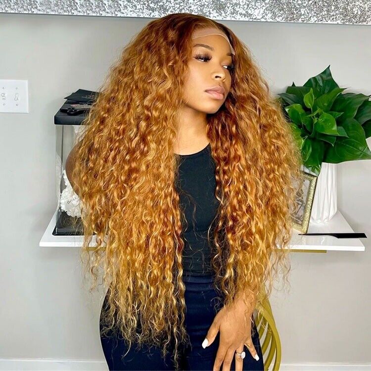 Human Hair Wigs Wig Glueless Wear Go Women Pre-cut Lace Front Curly