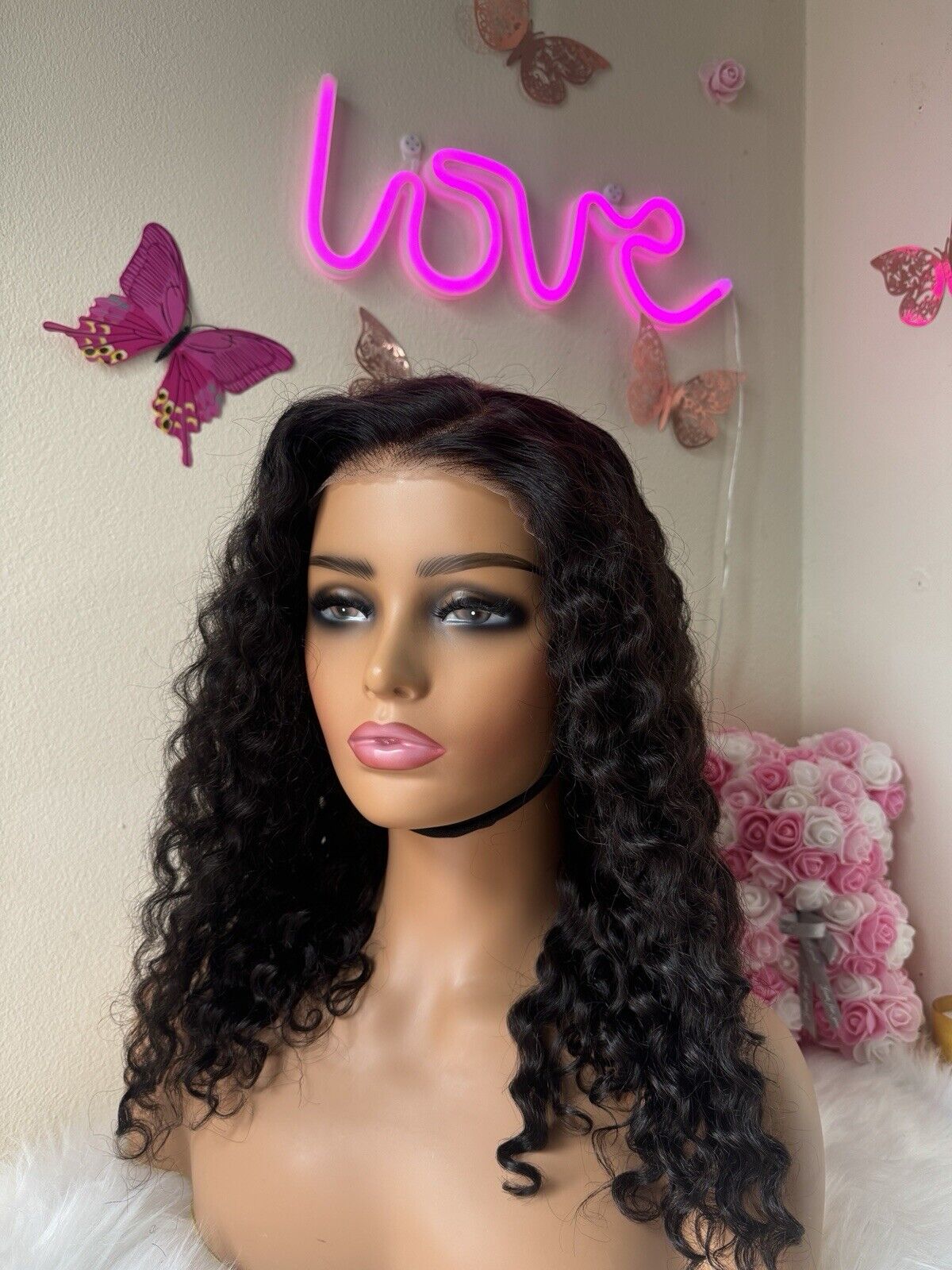 Chic Luxe Hair Ready To Wear Glueless Pre-Cut Lace Water Wave Curly Wig | 100% Human Hair