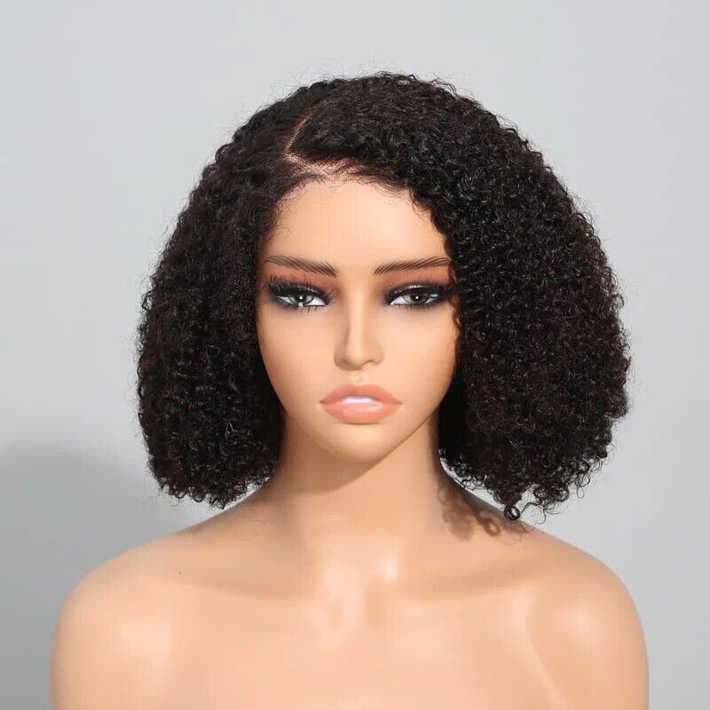 Chic Luxe Hair Glueless Jerry Curly Short Lace Front Bob Wig | 100% Human Hair