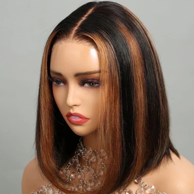 Chic Luxe Hair Glueless Wear & Go Lace Front Short Bob Wig | 100% Human Hair