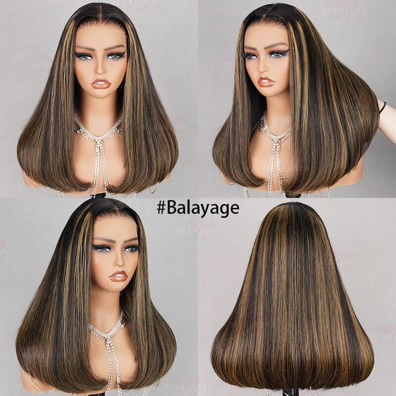 Chic Luxe Hair Glueless Lace Front Straight Wear And Go Short Wig | 100% Human Hair