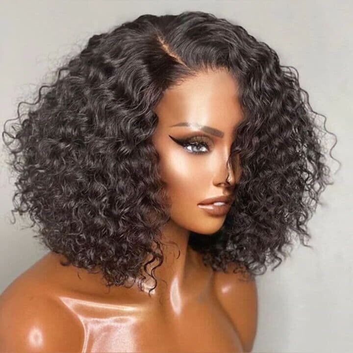 Chic Luxe Hair Glueless Lace Front Curly Short Wig | 100% Human Hair