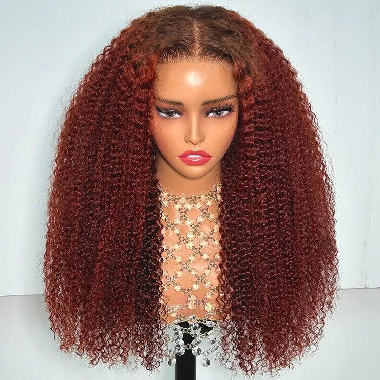 Human Hair Wigs Women Glueless Wear and Go Lace Front Afro Kinky Wig