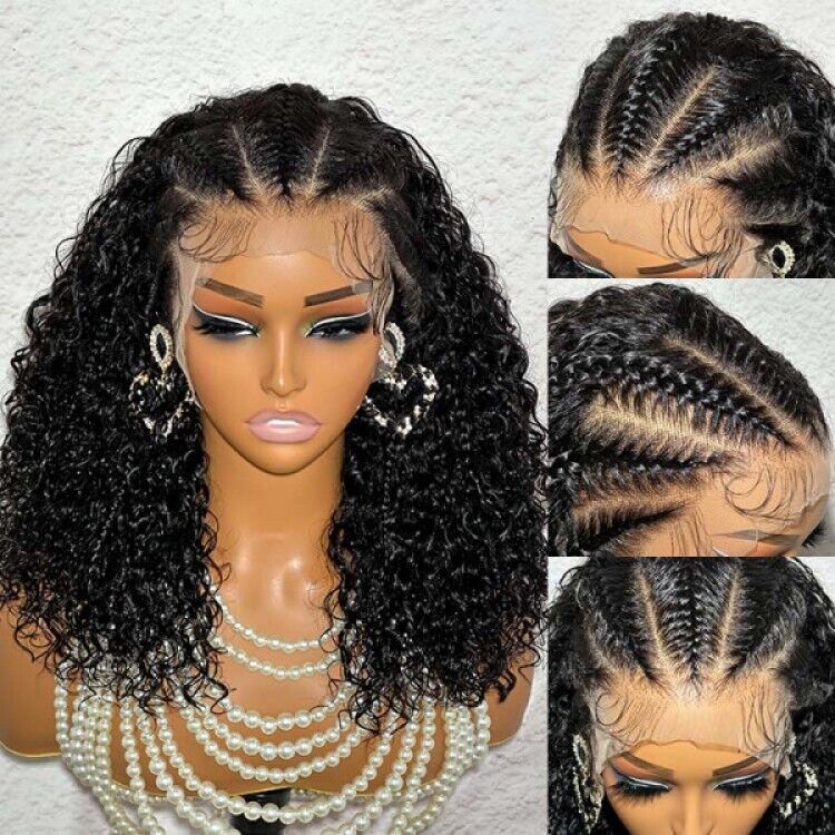 Chic Luxe Hair Glueless Braided Full Lace Front Curly Wig | Short/Long | 100% Human Hair