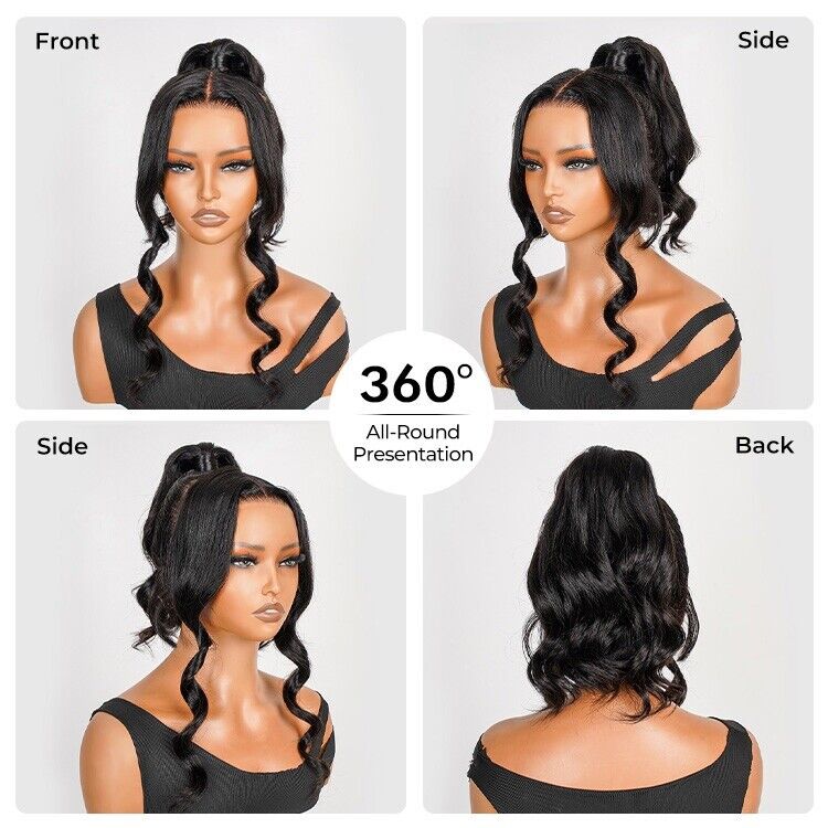 Chic Luxe Hair Glueless Ready To Wear 360 Lace Front Pre-Styled Wig | 100% Human Hair