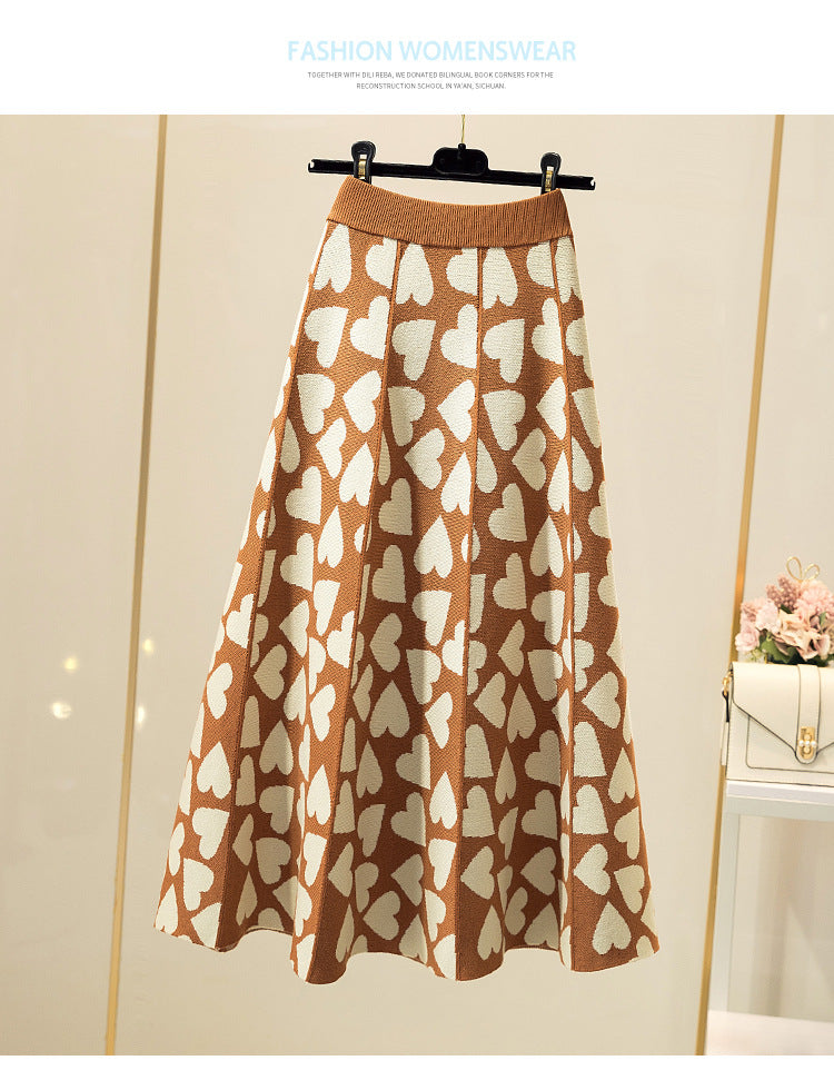 Fashion Knitted Dress Women's Autumn And Winter