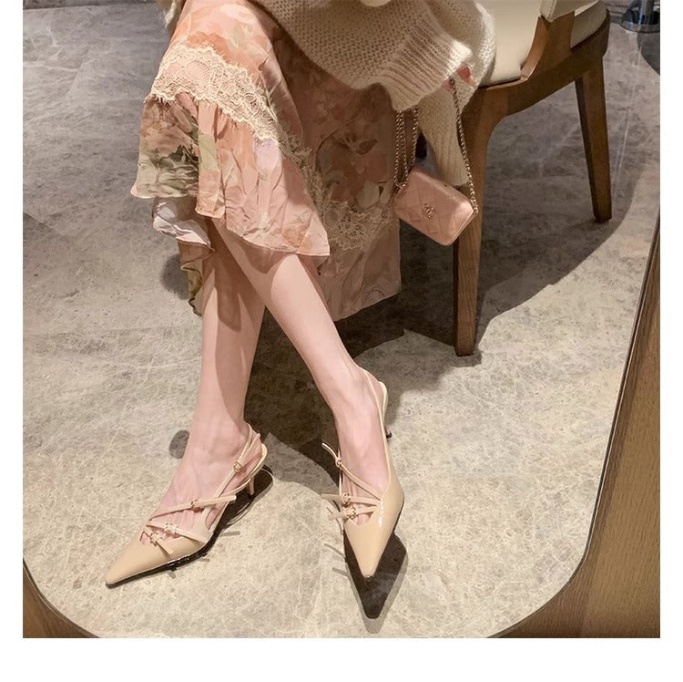 Women's All-match Buckle High Heel Sandals