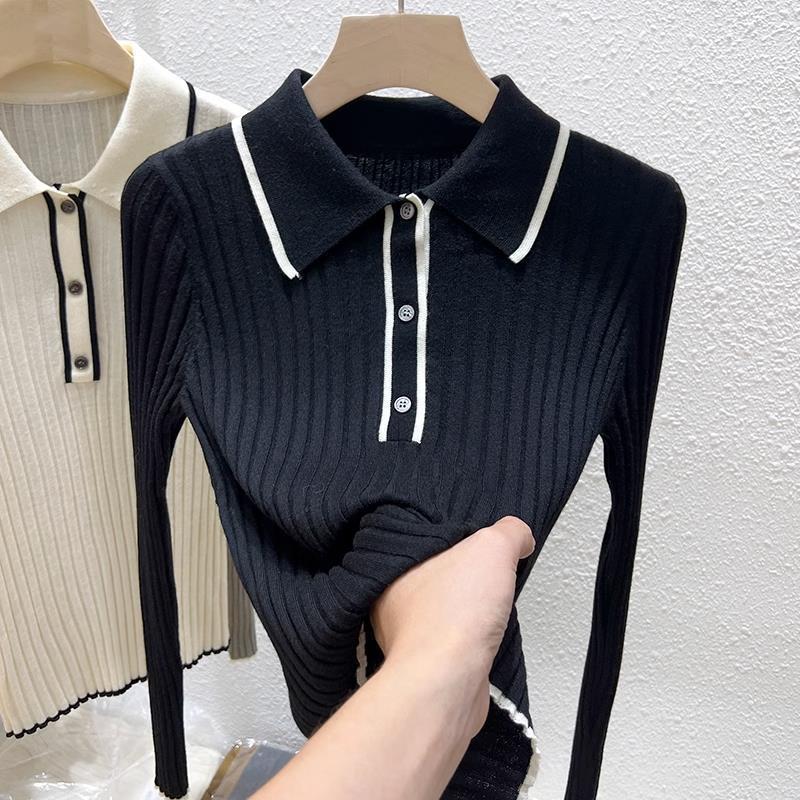 Classic Style Autumn Knitted Bottoming Shirt Slim Fit Sweater