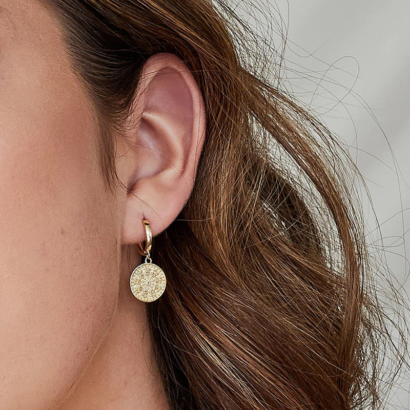 Earrings Retro Pattern Fashion Women