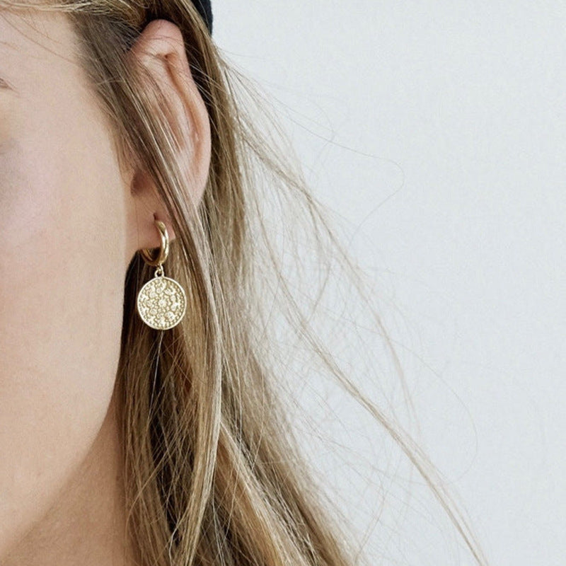 Earrings Retro Pattern Fashion Women