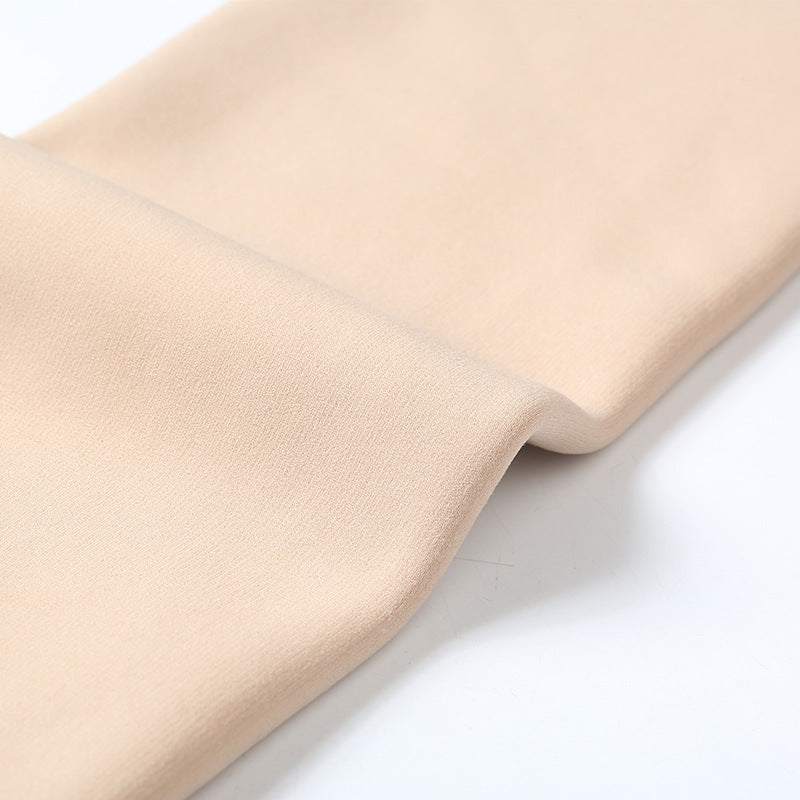 Leggings de tamaño completo con terciopelo y engrosamiento