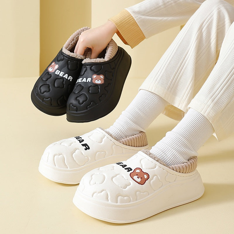 Eva Waterproof Cotton Slippers Women's Winter