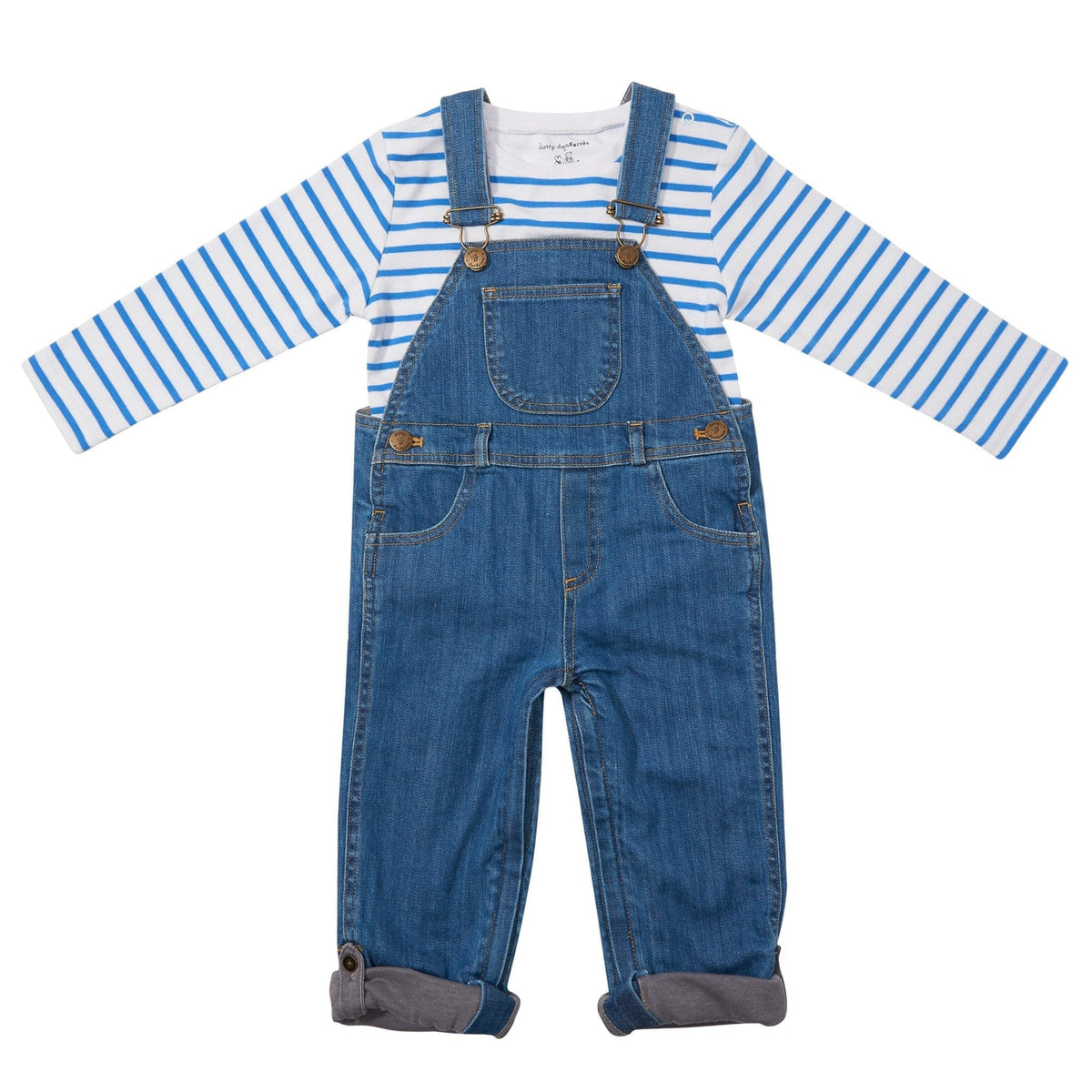 Blue Breton Stripe Top