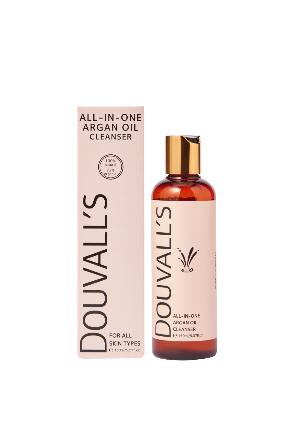 Luxury Argan Gift Set containing 150ml argan cleanser and 50ml organic first cold pressed argan oil