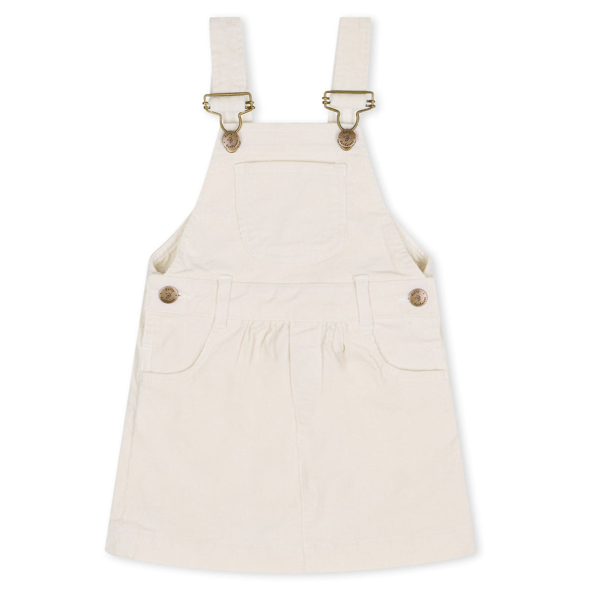 Custard Corduroy Dress