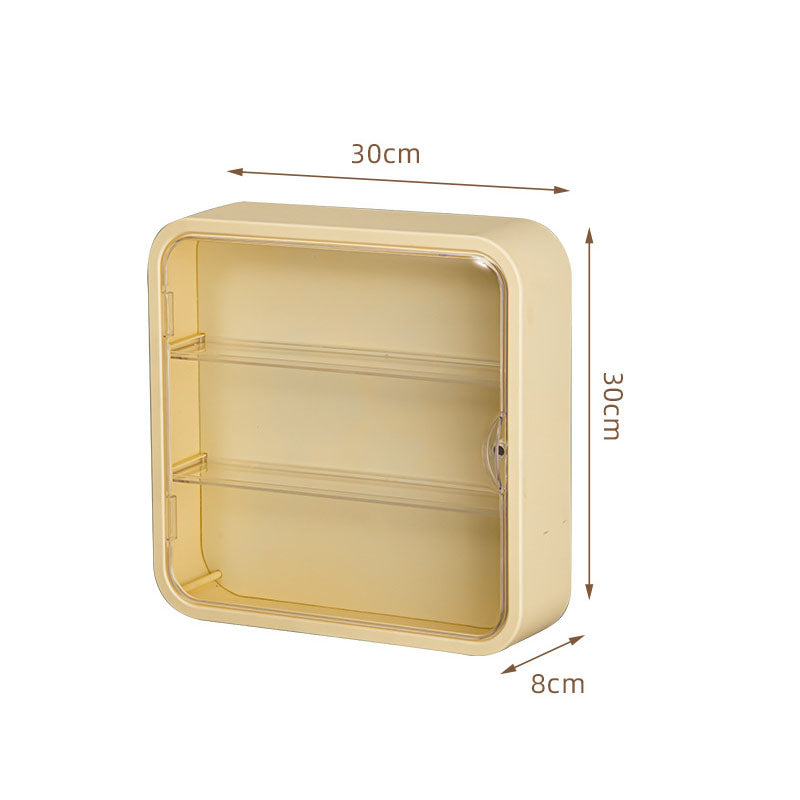 Wall-mounted doll blind box storage display rack magnetic suction display cabinet