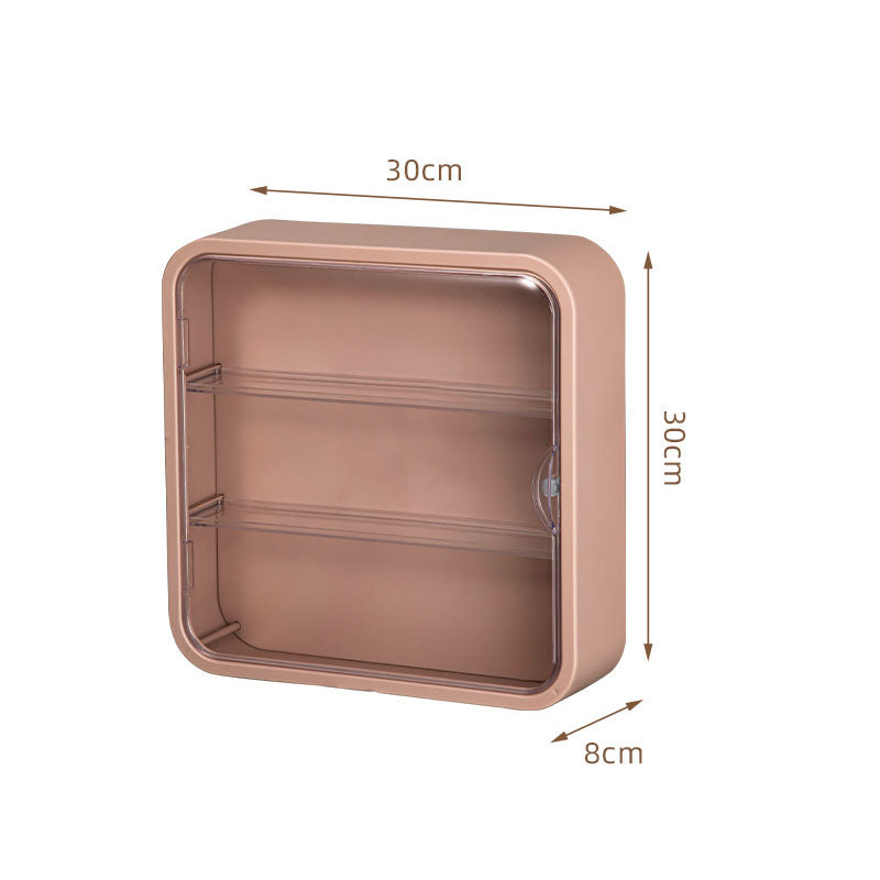 Wall-mounted doll blind box storage display rack magnetic suction display cabinet