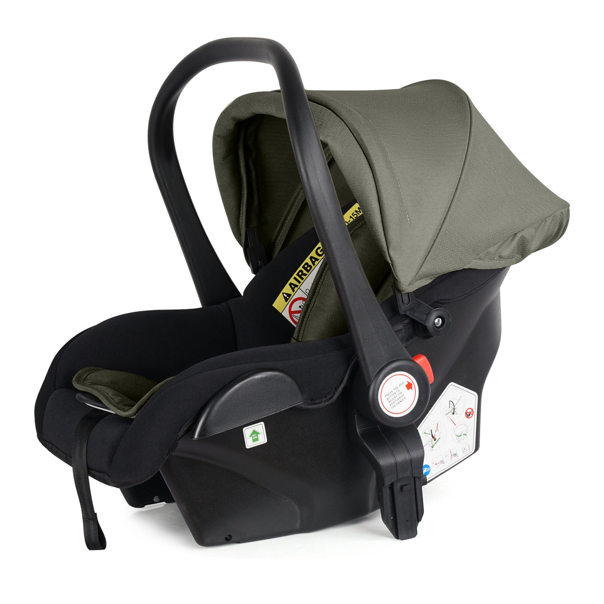 For Your Little One Cruise 3 In 1 Travel System With i-Size Car Seat - Pebble Sage (Free Cupholder And Seat Liner Included!)