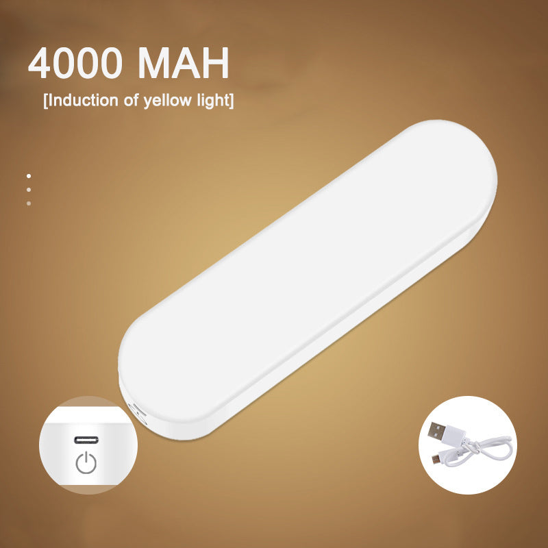Human body sensing night light intelligent charging bedroom bedside voice control home wireless corridor cabinet night light