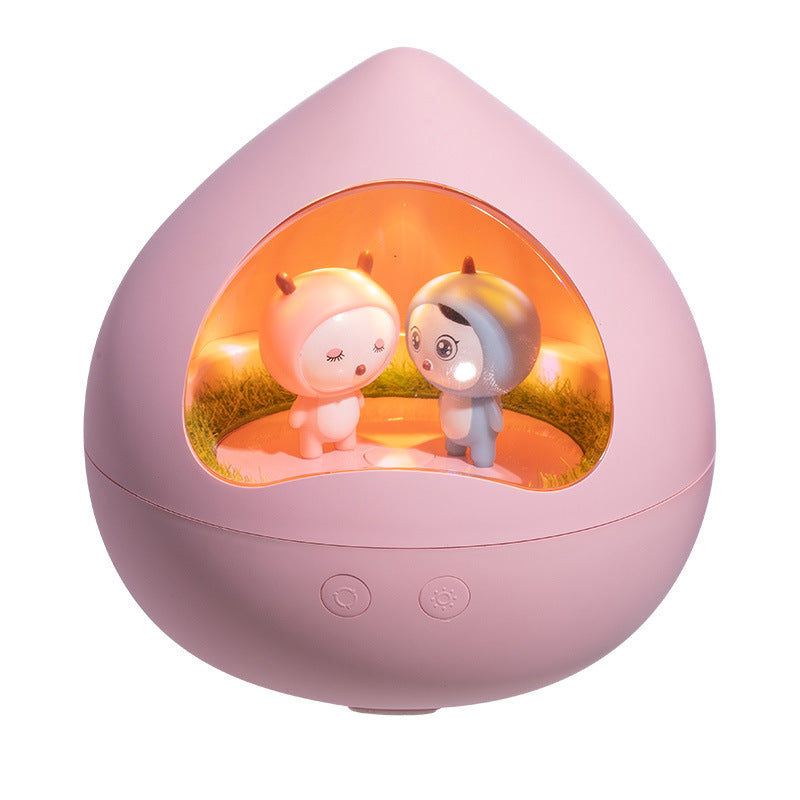 Cartoon Bedroom USB Rotating Music Light Gift Gift Giving Battery 1500 mAh Portable