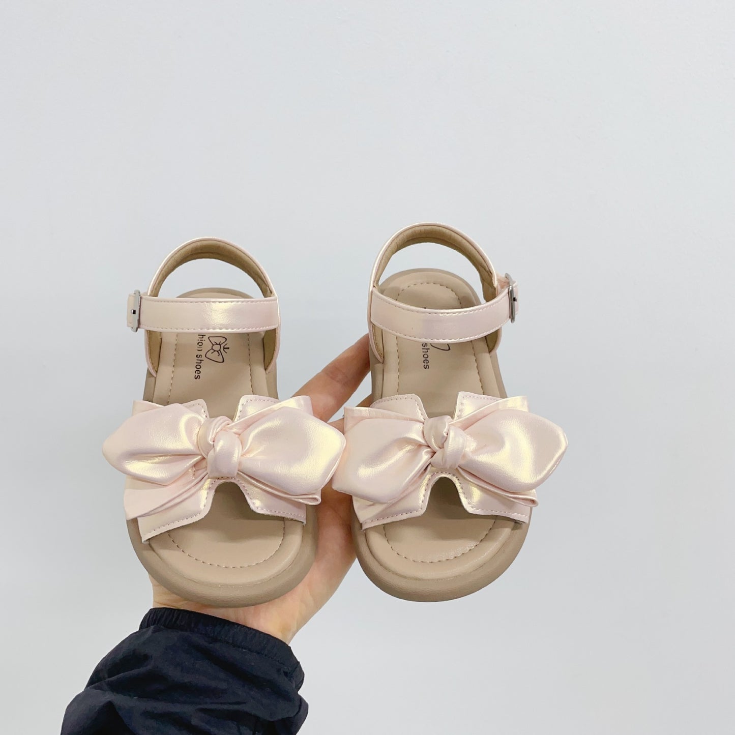 Sweet Ribbon Bow Baby Ankle-strap Sandals