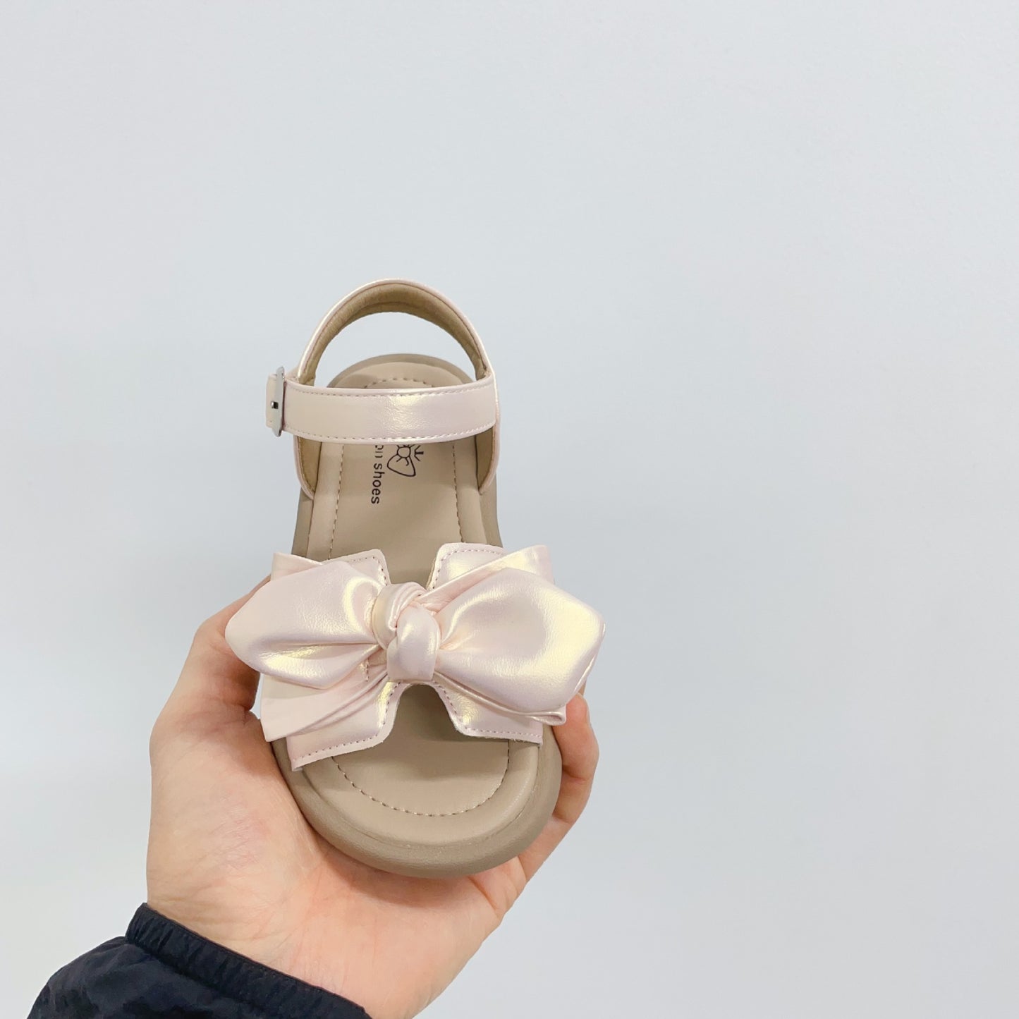 Sweet Ribbon Bow Baby Ankle-strap Sandals