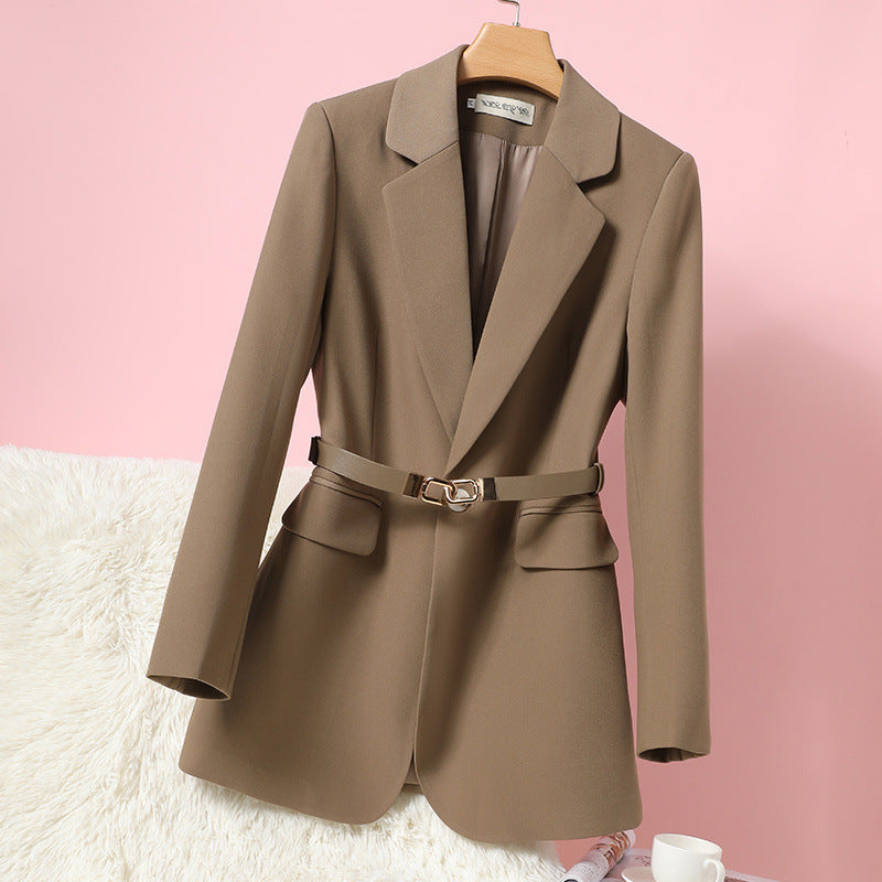 Gerade geschnittene Anzugjacke für Damen im Tube-Stil