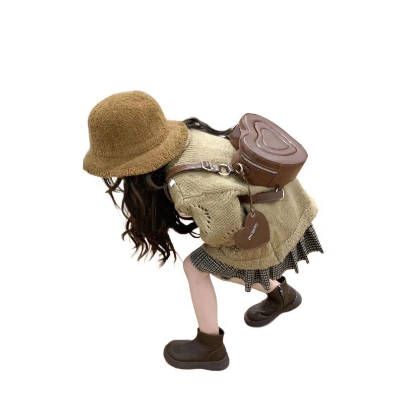 Autumn Children's Flower Knitted Sweater Cardigan