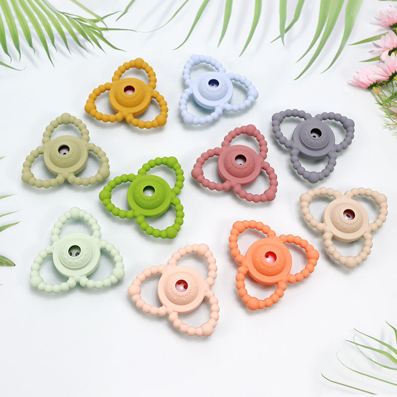 Baby's Hand Bell Food Grade Silicone Gum