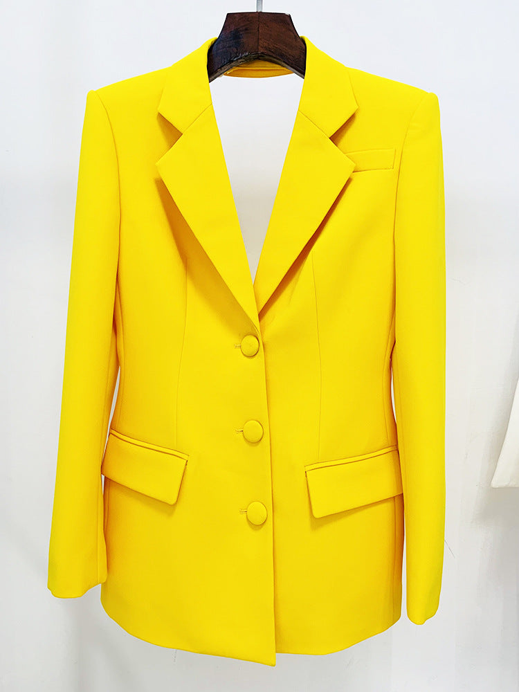 Women's Fashion Personalized Mid-length Blazer