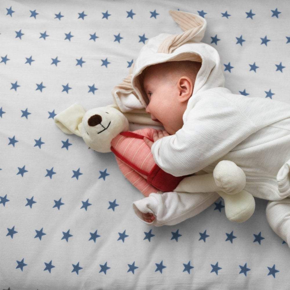 2x Spacesaver Cot Fitted Sheet 100% Cotton 100x52cm