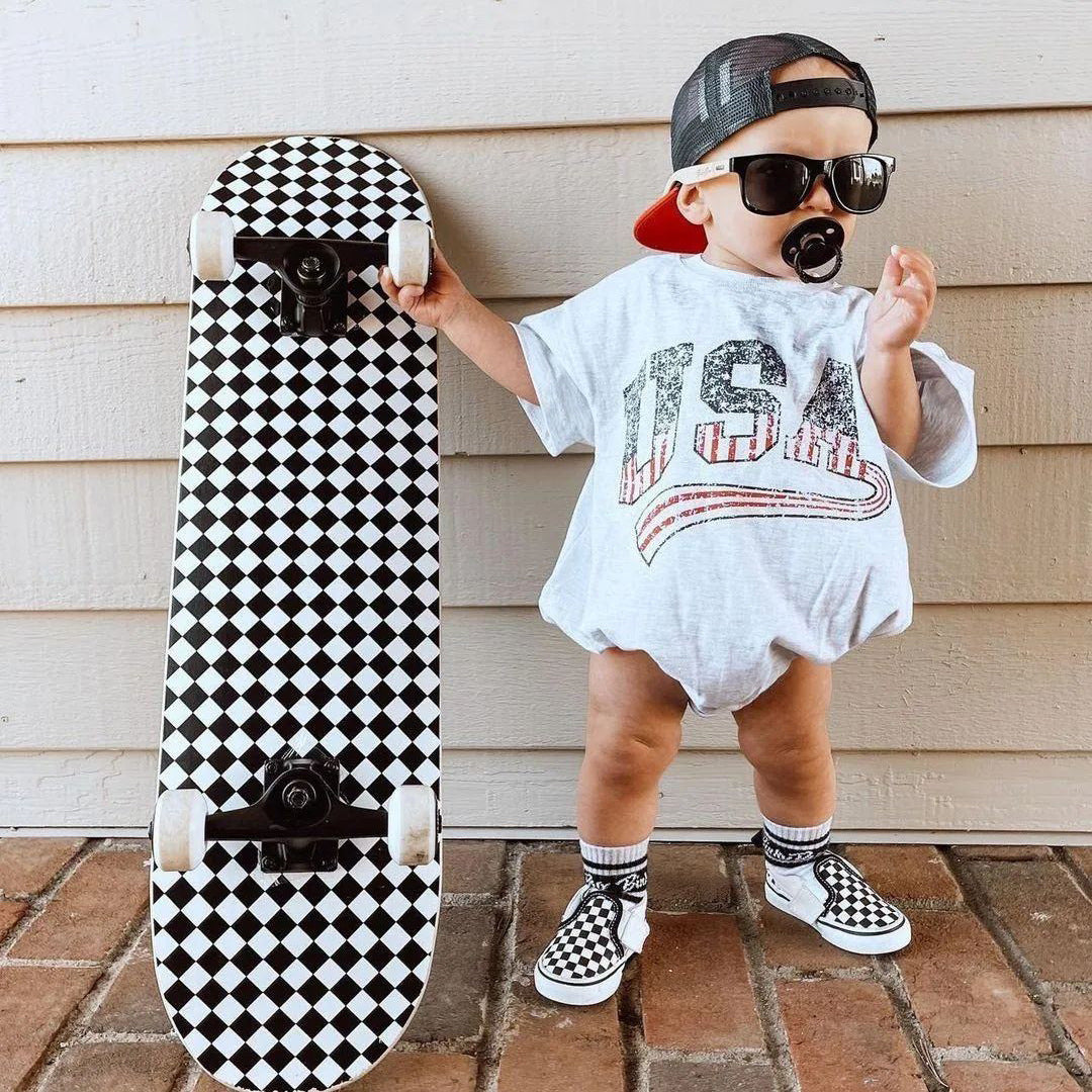 Newborn Summer Jumpsuit Printed Summer