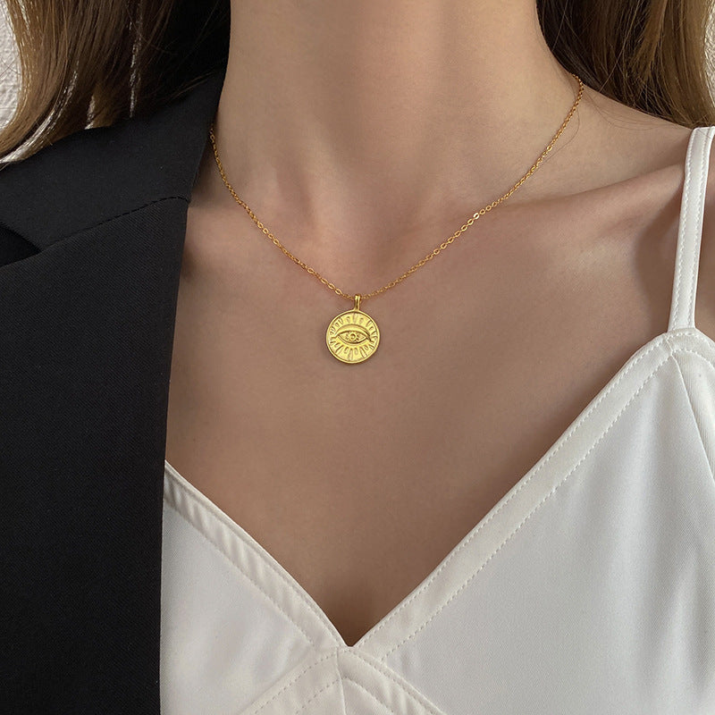 Fashion European And American Style Niche Design Gold Necklace