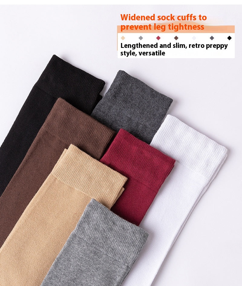 Women's High Silicone Non-slip Cotton Socks