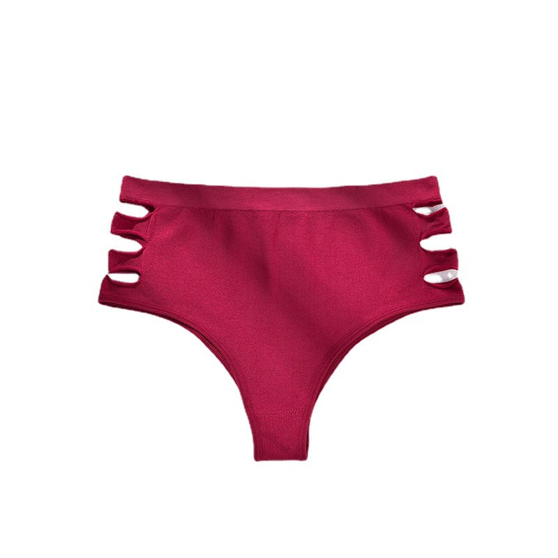 Seamless High Waist Shaping Tied Hollow Women's Underwear