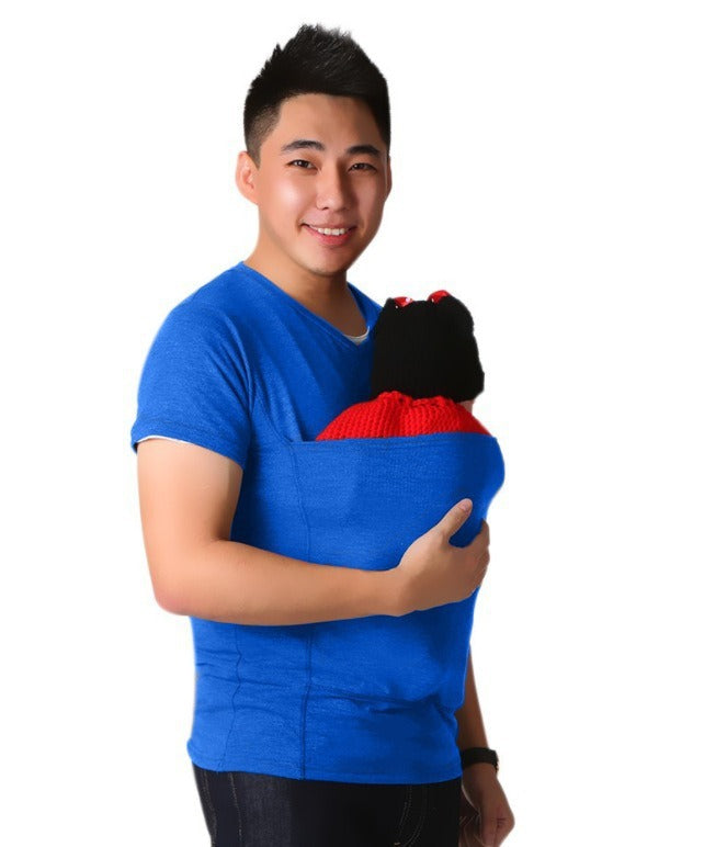 Dad Multifunctional Clothes Kangaroo Mummy Vest Long Sleeve