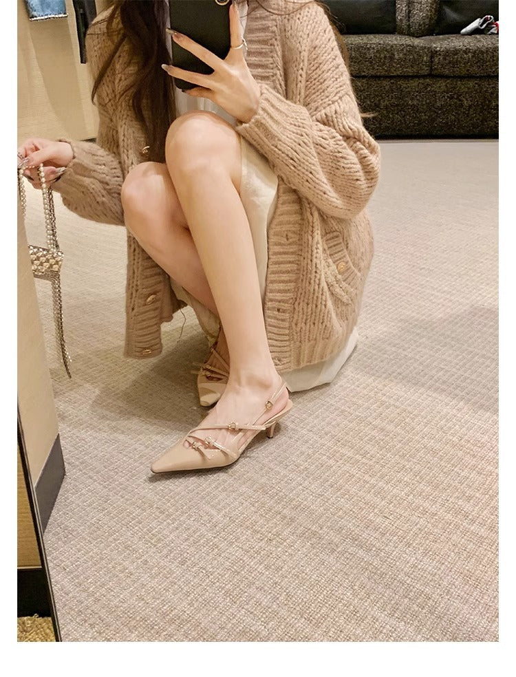 Women's All-match Buckle High Heel Sandals